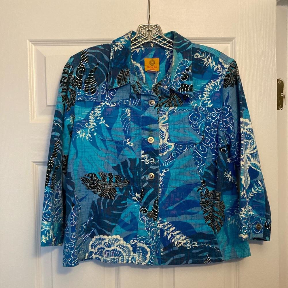 Ruby Road 100% Cotton Shacket - image 1